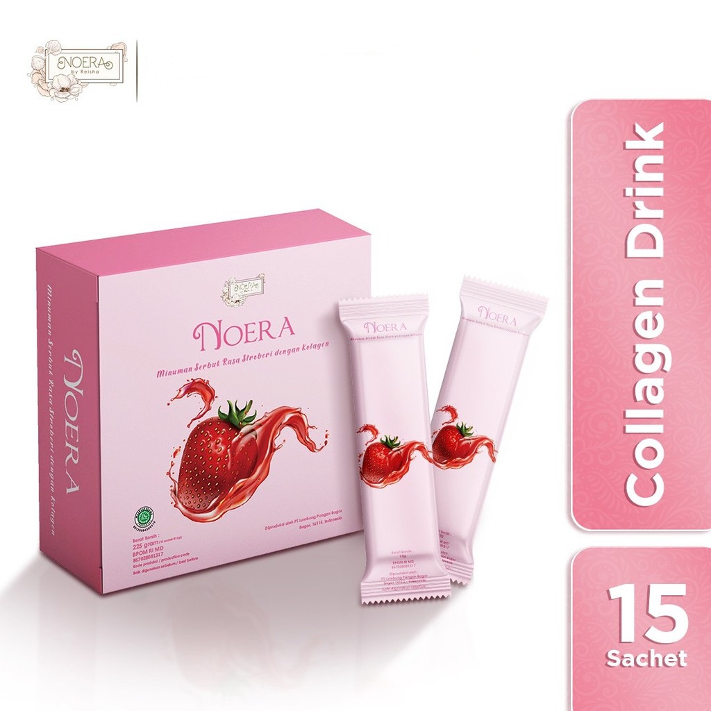 Noera Collagen Drink | Suplemen Pemutih Kulit BPOM Noera Drink Me Collagen