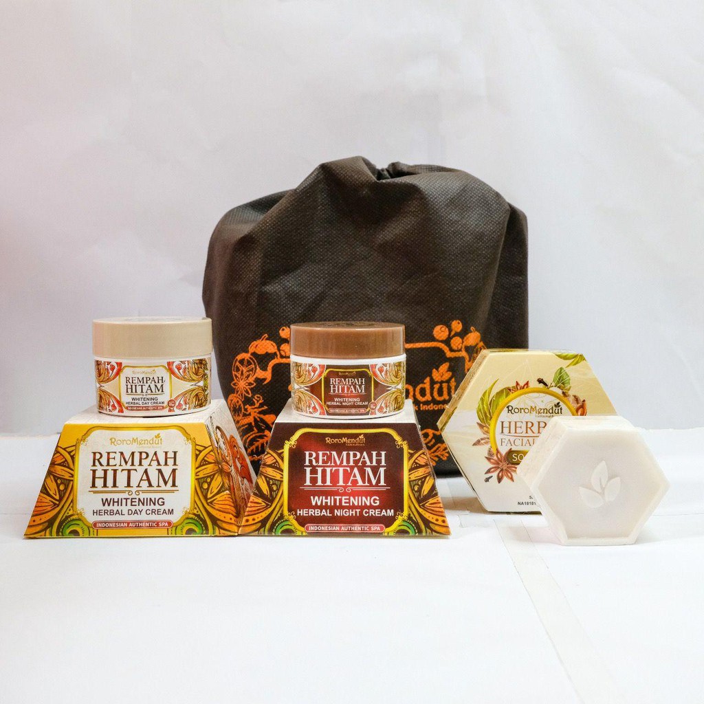 RORO MENDUT SKINCARE PAKET STARTER TEMULAWAK REMPAH HITAM KULIT MANGGIS CREAM WAJAH ORIGINAL BPOM-STARTER REMPAH HITAM