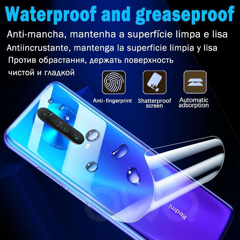 Hydrogel film anti gores lapisan belakang A3s / realme 5 pro