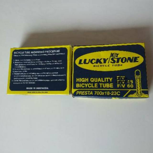 ban dalam sepeda fixie luckystone presta