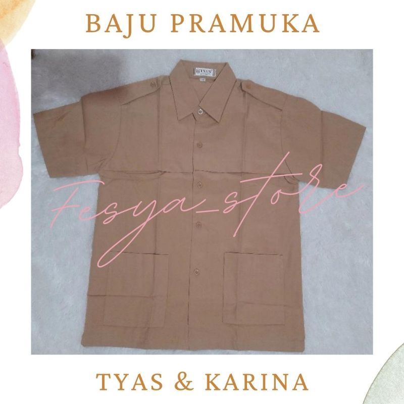 Baju Pramuka Pendek , Baju Pramuka Perempuan, Baju Pramuka Kantong Bawah pendek, Baju Pramuka Lengan