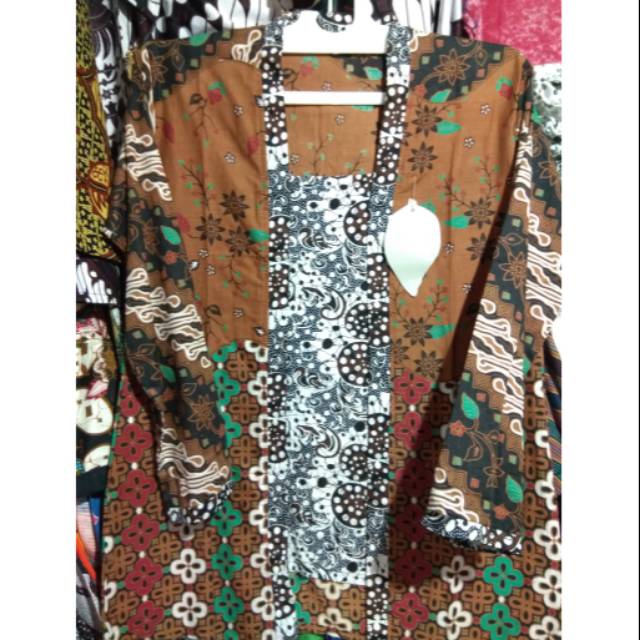 TERMURAH! KEBAYA KUTU BARU BATIK DAN POLOS UKURAN ALL SIZE FIT TO XL - FASHION WANITA MUSLIM MODERN