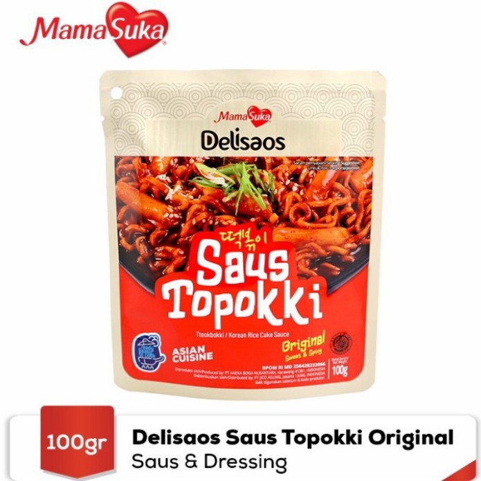 

Mamasuka Delisaos Saus Topokki Original 100gr
