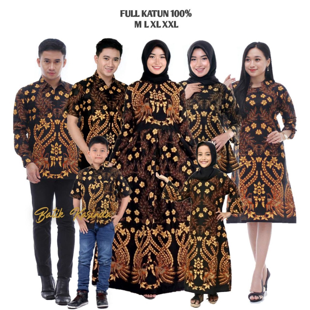 Baju batik Couple Keluarga Ayah Ibu Anak Pasangan Suami Istri Atasan Wanita Pria Dan Anak Anak Sania Ruflle Ori Ndoro Jowi Modern Family Lebaran Terbaru 2023