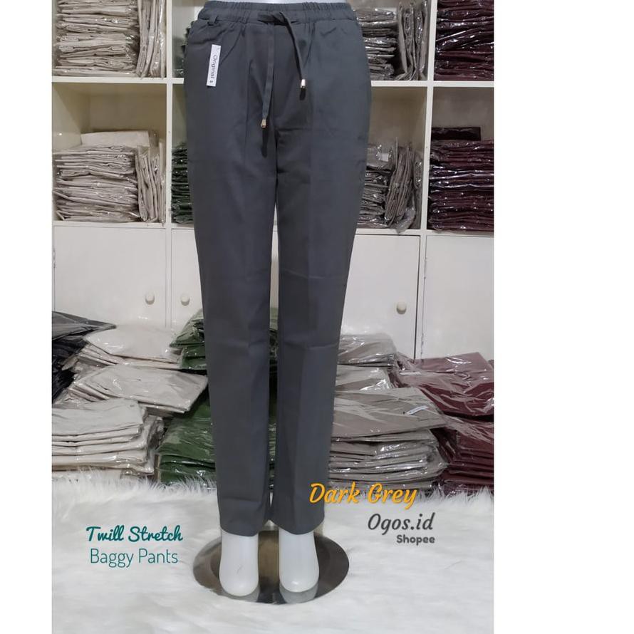 Terbaru TWILL STRETCH PREMIUM BAGGY PANTS.. .. .. ..