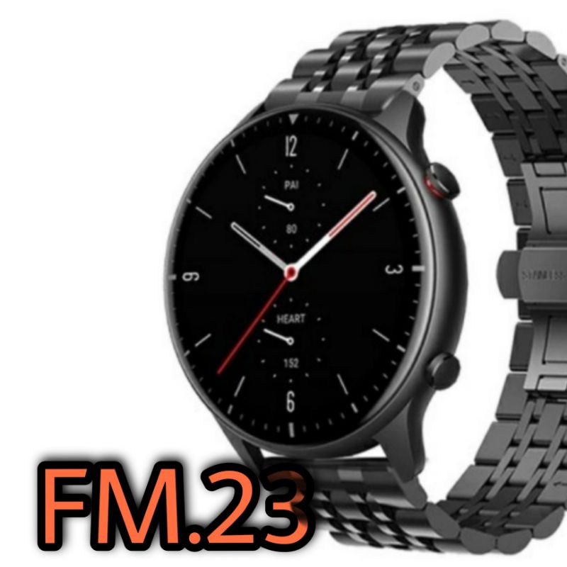 STRAP STAINLESS STEEL PREMIUM TALI JAM TANGAN XIAOMI AMAZFIT GTR 2 2E 47MM ACC SMARTWATCH