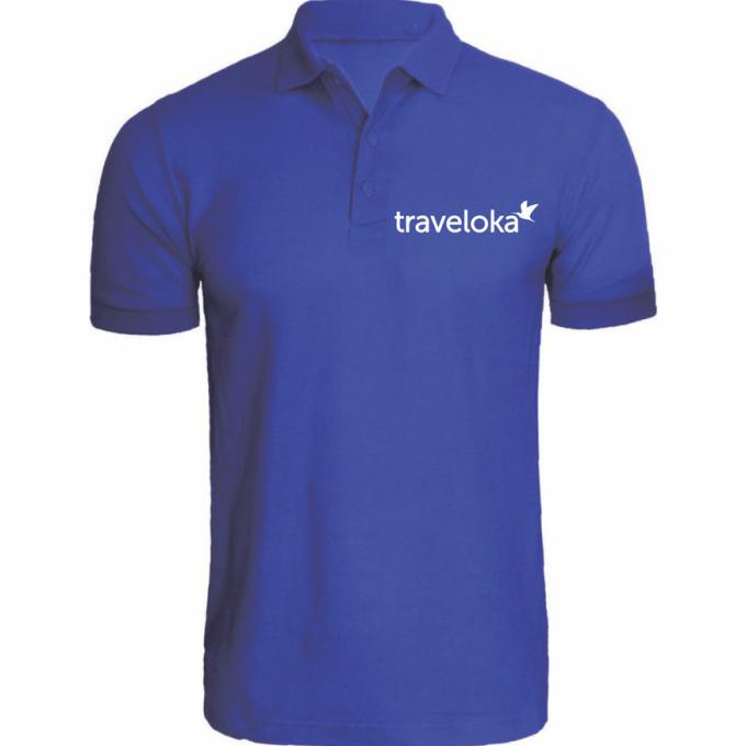 KAOS POLO SHIRT BAJU KERAH DISTRO TRAVELOKA POLOS CUSTOM INDONESIA RESMI