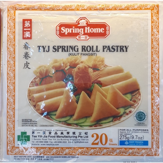 

Spring Home TYJ Kulit Lumpia 275G