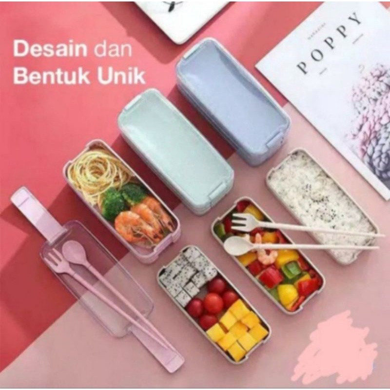 Kotak Makan/Kotak Bekal/Rantang Makan LUNCH BOX 3 susun