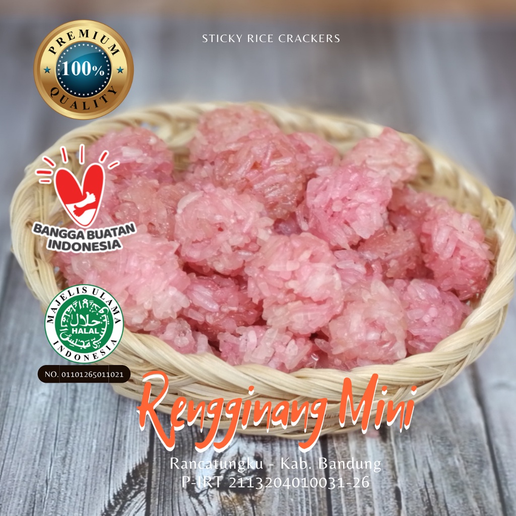 

Ranginang Mini Mentah 500 g rasa Terasi