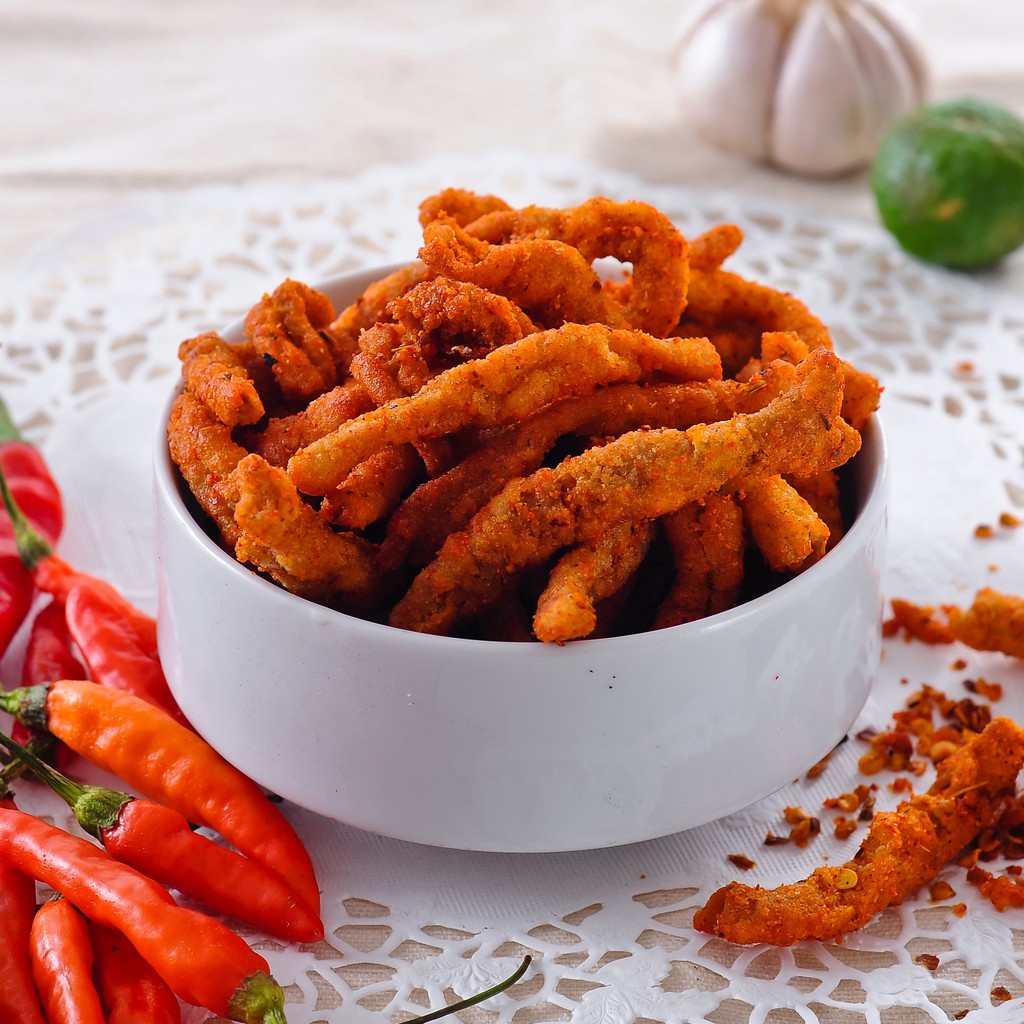 

USUS CRISPY 50 GRAM-KERIPIK USUS ENAK GURIH