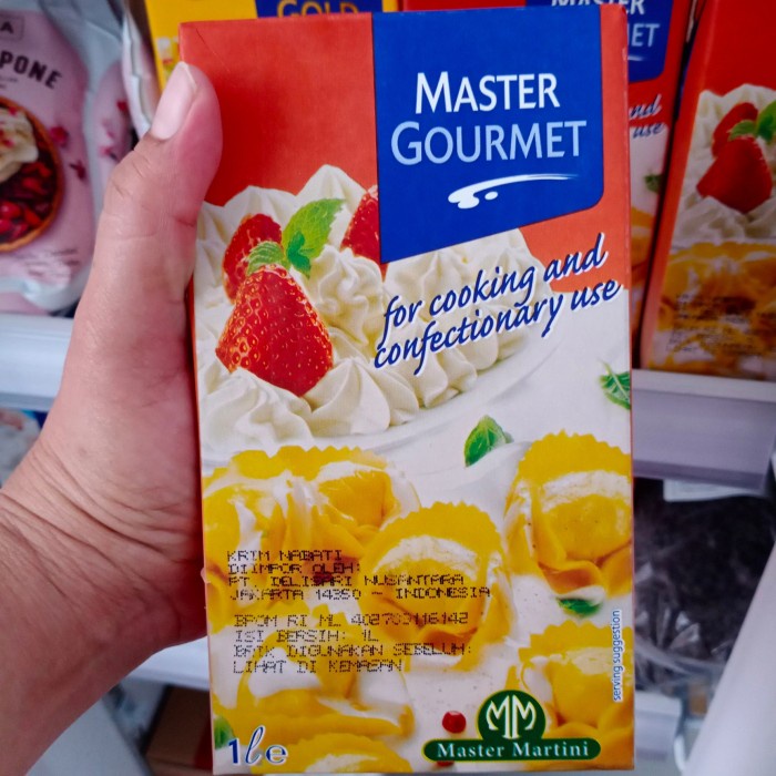 

cooking cream master Gourmet Premium 1liter