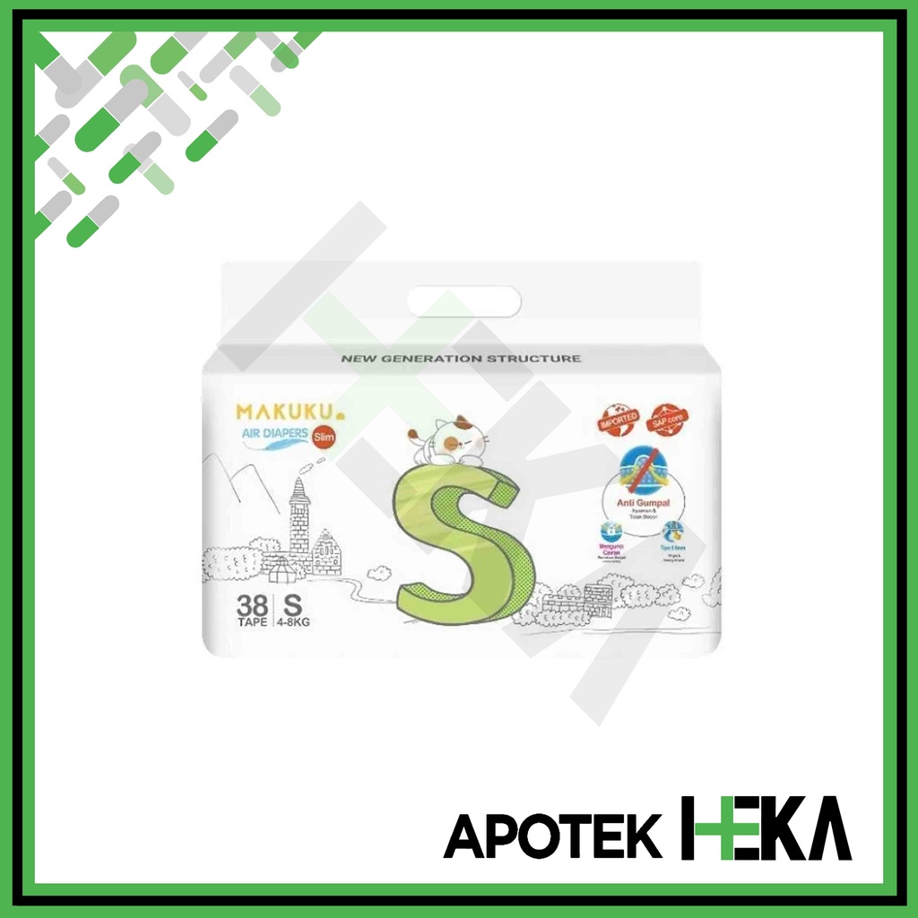 Makuku Air Diapers Slim - Popok Bayi Perekat (SEMARANG)