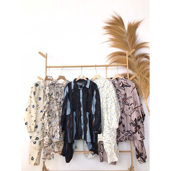 PROMO TERMURAH‼️ LANGSUNG KONVEKSI‼️ONE SET/ ONESET/ SETELAN / PIYAMA OOTD VIRAL  RAYON JUMBO MUAT B