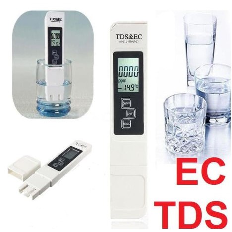 Ec Tds Meter Pena Pengukur 3 In1 Ppm Kualitas Air Tester Hidroponik