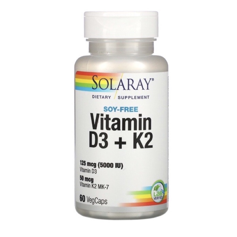 solaray vitamin d3 k2 5000iu-60vegcaps