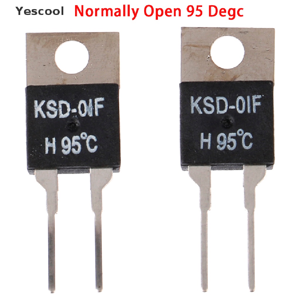 Yescool KSD-01F 95 Degc 2Pcs Saklar Sensor Termostat Suhu