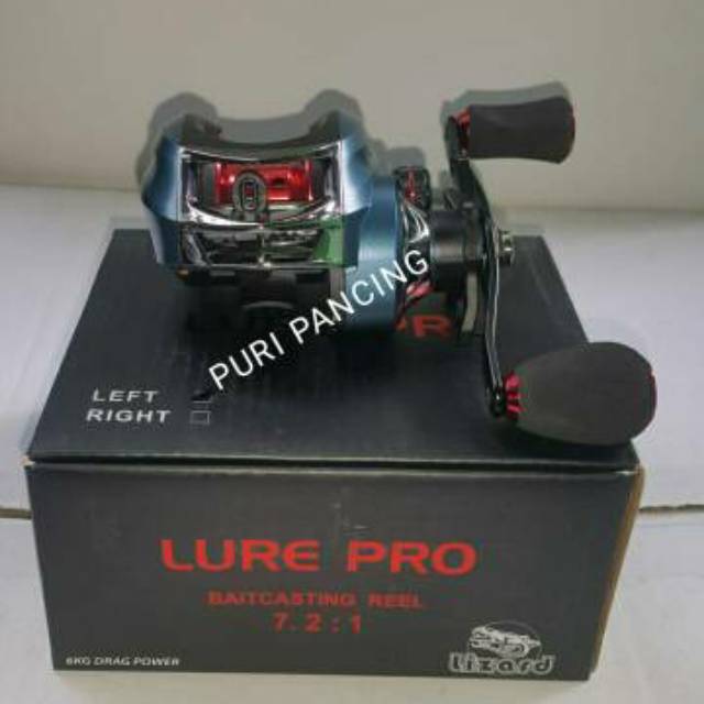 Reel BC Lizard LURE PRO 17+1BB Left handle