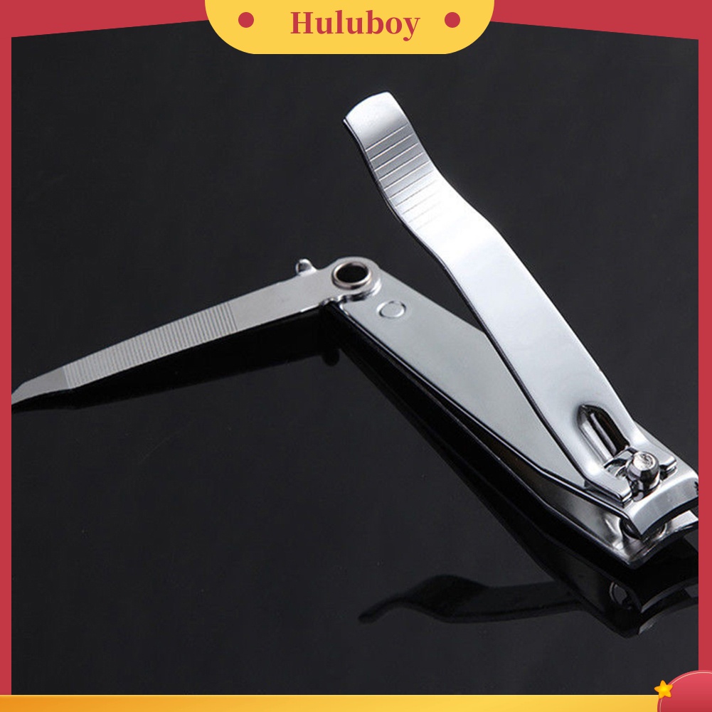 Huluboy Huluboy♡ Gunting Kuku Bahan Stainless Steel Untuk Manicure / Pedicure