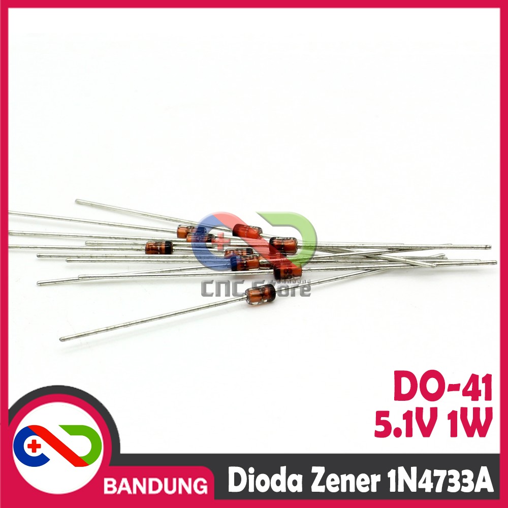 DIODA ZENER 1N4733A 1W VOLTAGE REGULATOR TUBE 5.1V DO-41