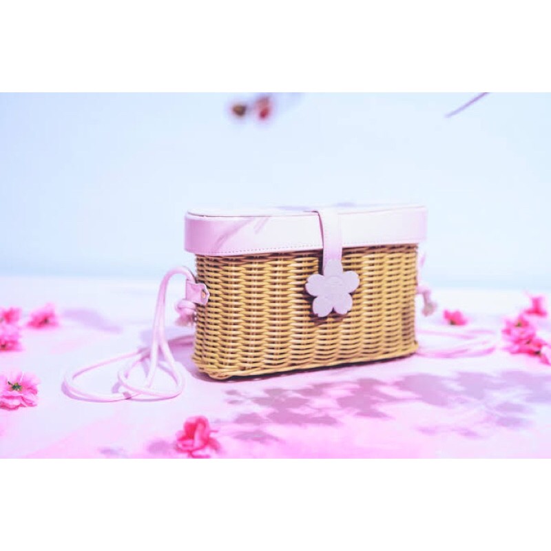Tas Rotan Starbucks Sakura Cherry Blossom Original Diskon