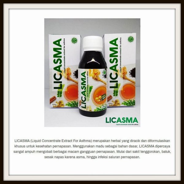 LICASMA Obat Herbal Mengatasi Sakit Asma Sesak Nafas 100% Original