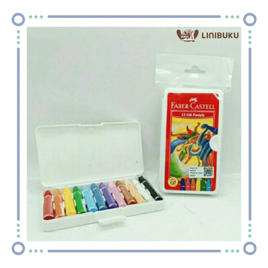 

Faber-Castell 12 Oil Pastels - ATK - CRAYON