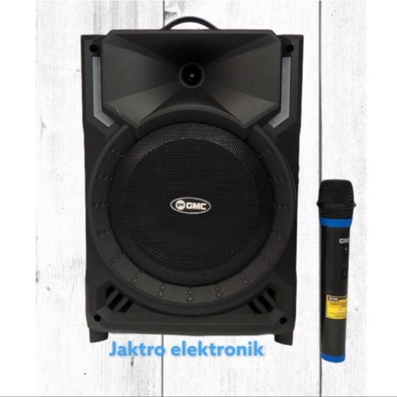 Speaker Portable GMC 897H 8inch Speker Bluetooth Karaoke