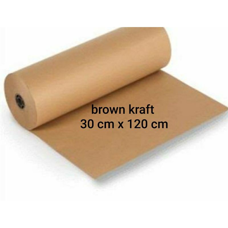 

brown kraft paper | 30 x 120 cm | per pcs