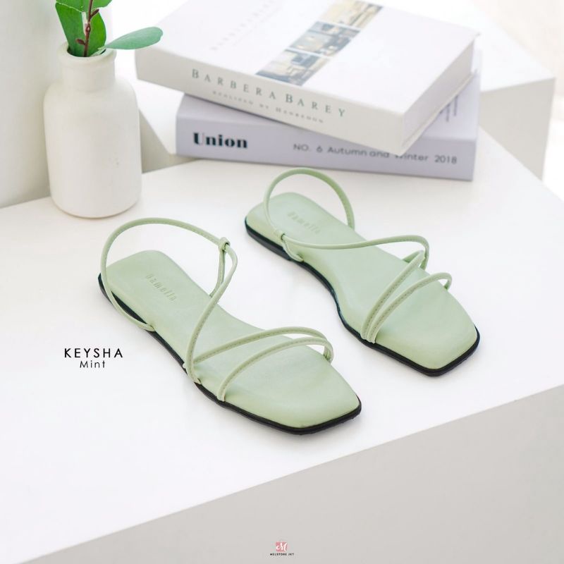 Damelia Melstore jkt Sandal flat wanita Keysha DAMELIA MELSTORE JKT