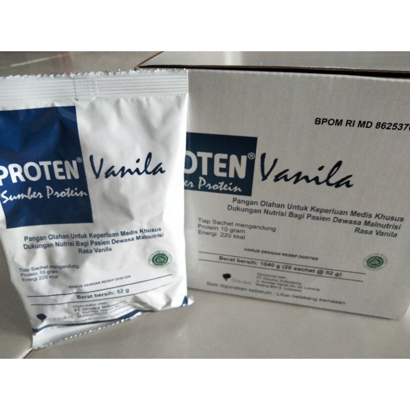 

PROTEN VANILA (susu kedelai tinggi protein)