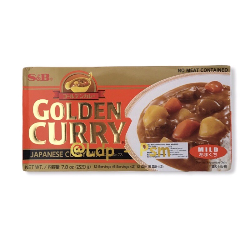 Jual Golden Curry S&B - MILD 220 Gram - Golden Curry Snb MILD (tidak ...