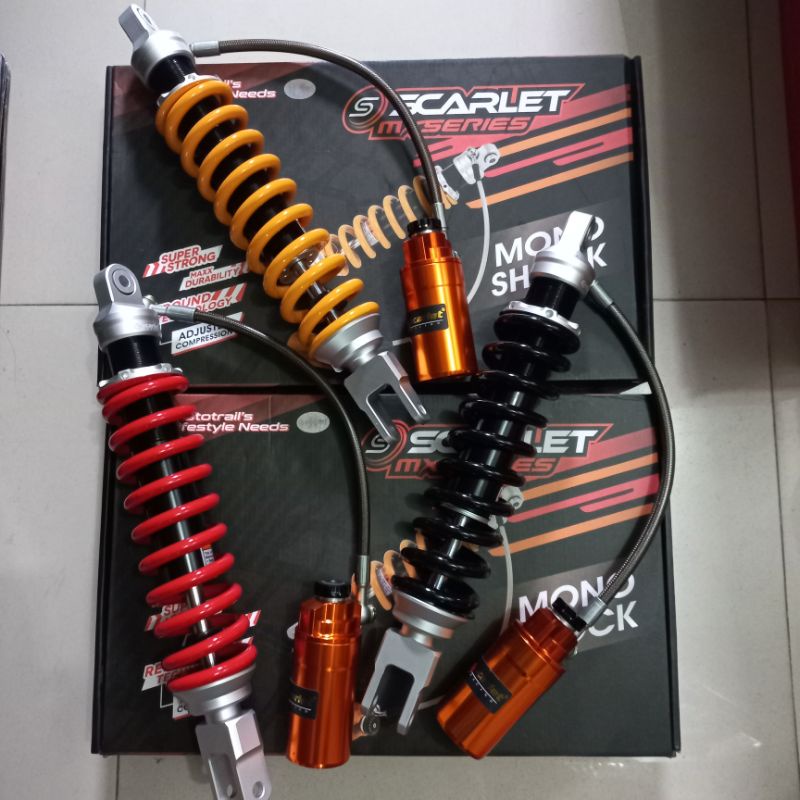 Monoshock Scarlet Tabung Pisah KLX 150/CRF 150