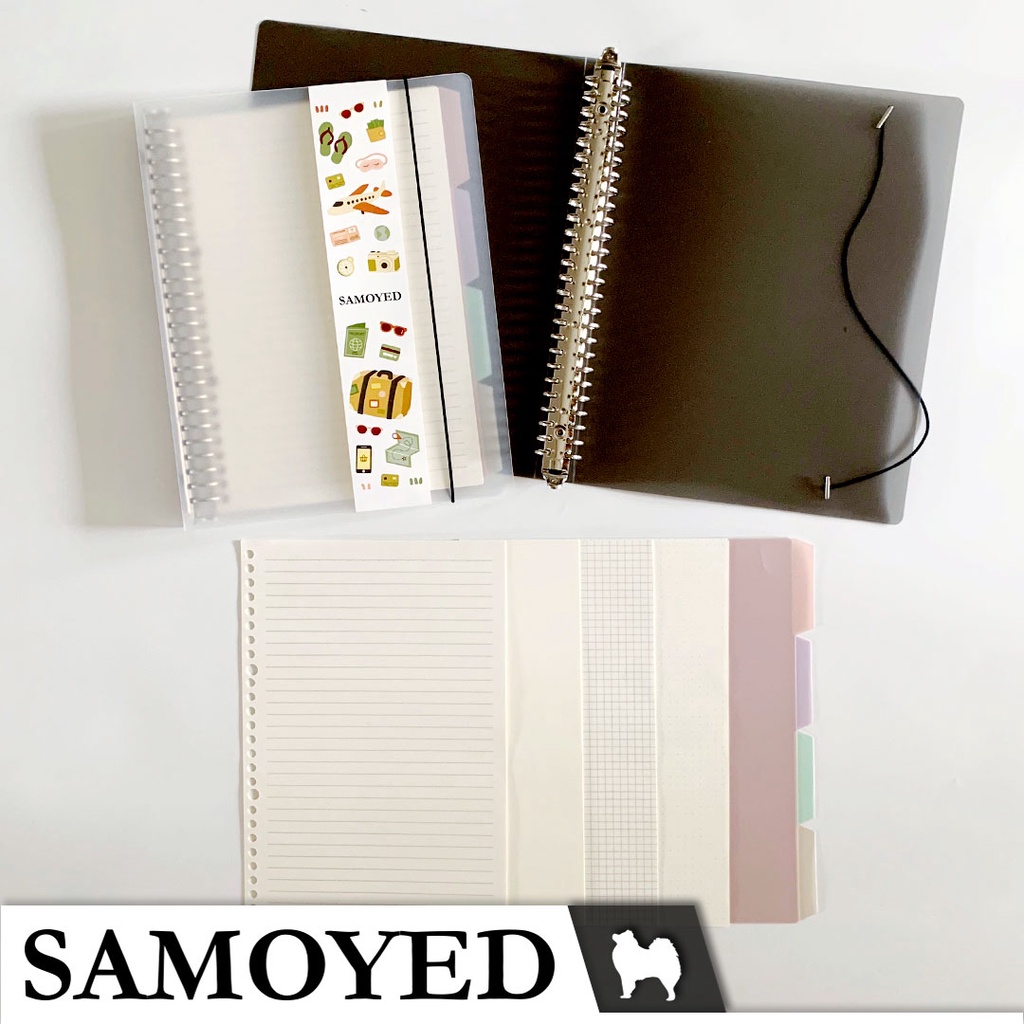 

Binder Note / Loose Leaf Binder B5 - 26 Ring Samoyed BNNT-51