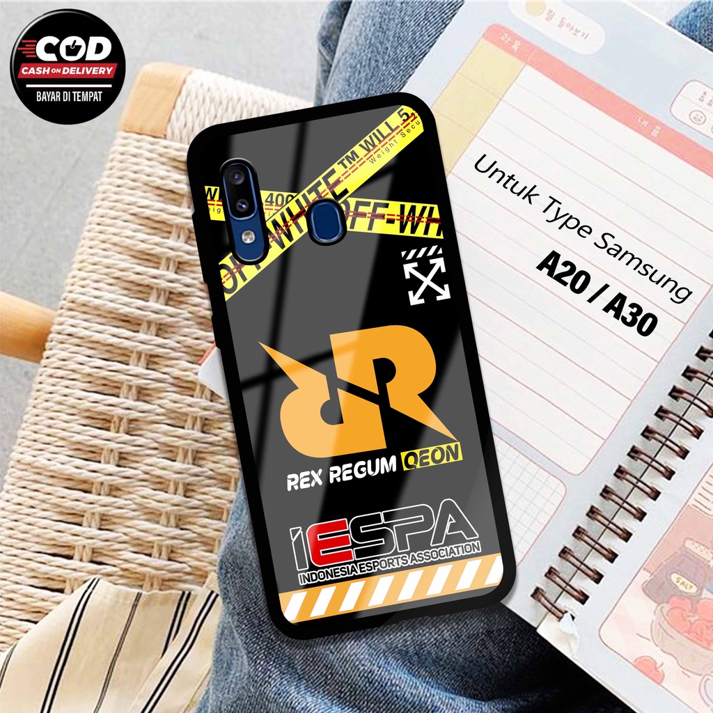 Hardcase Glossy Samsung A20 / A30 - Softcase Glossy Samsung A20 / A30 - Kesing Motif [ Game ] - Sili