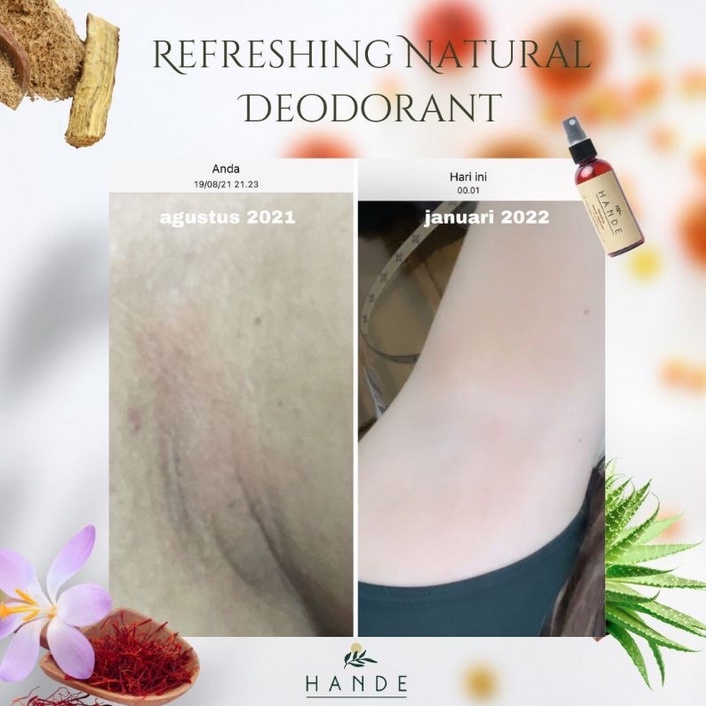 DECANT HANDE deodorant spray ketiak ketek underarm memutihkan deodoran deo perawatan tubuh kecantikan badan refreshing mencerahkan