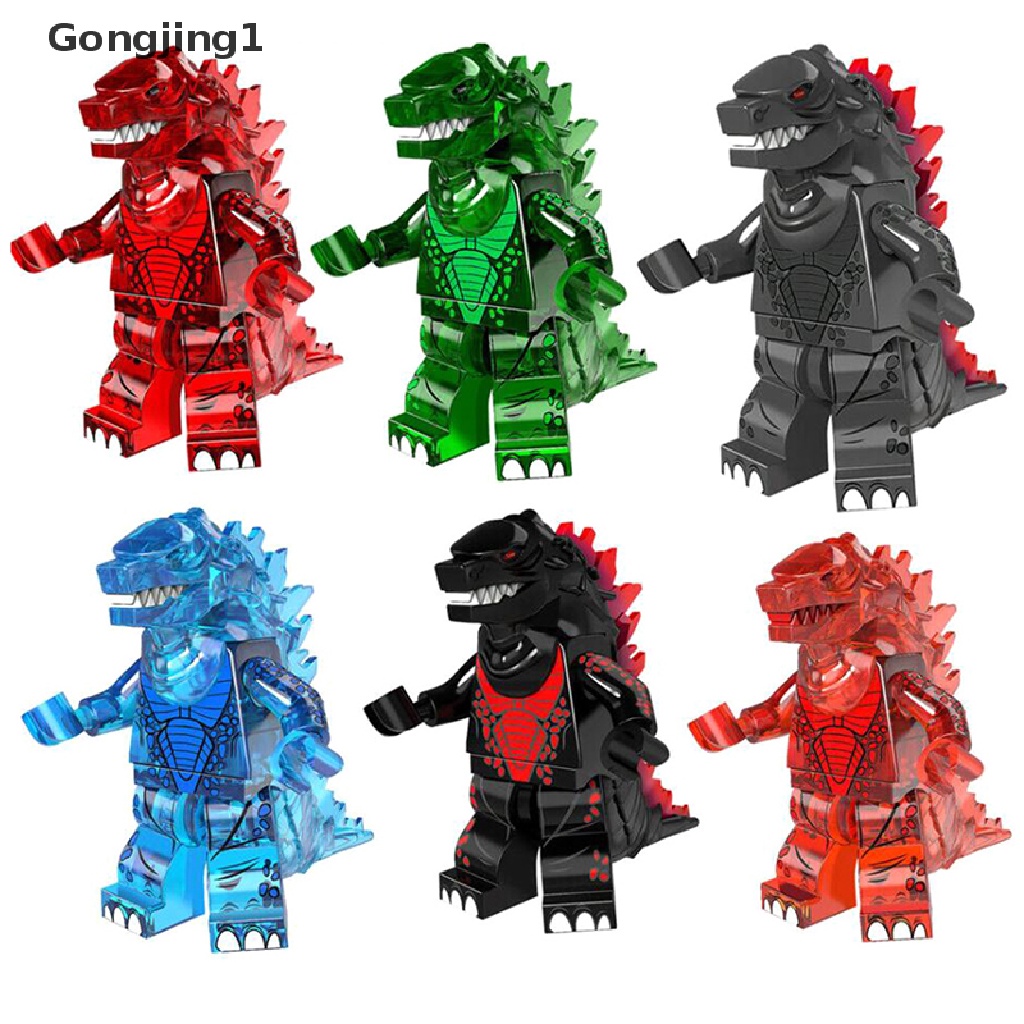 LEGO Gongjing1 Mainan Minifigures Sci-fi Monster Rare Dino Man Godzilla Untuk Anak