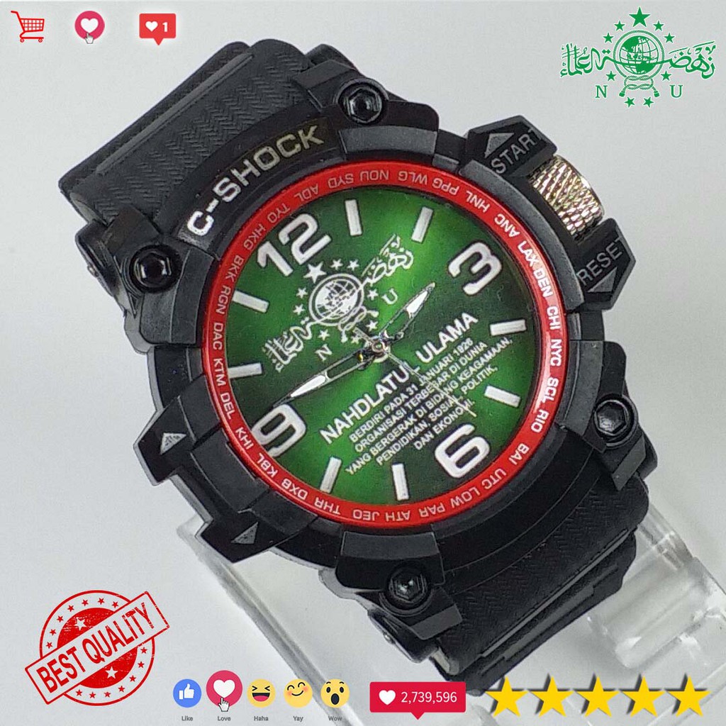 (SPECIAL EDITION) JAM TANGAN NAHDLATUL ULAMA {LIST MERAH}