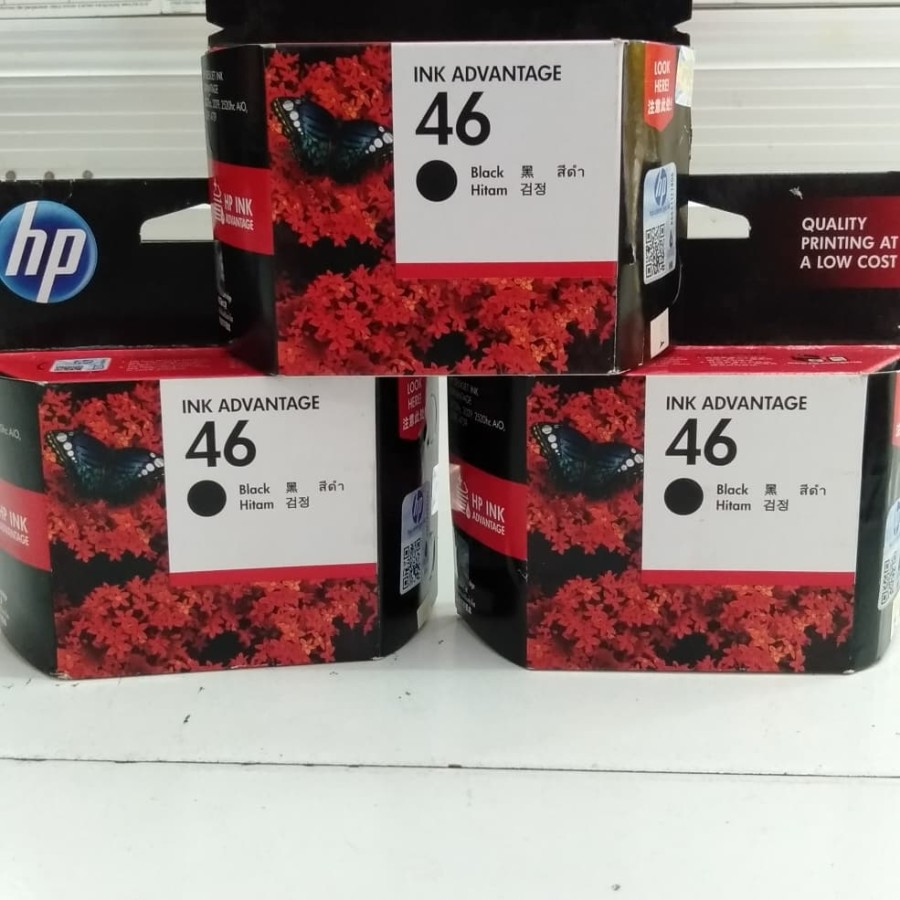 

Cartridge Tinta HP 46 Black-Colour Hitam - Warna MURAH