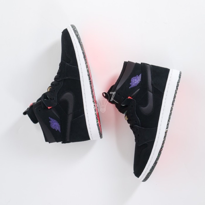 Air Jordan 1 High Zoom Court Purple Black