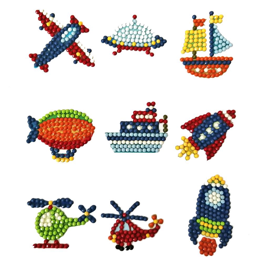 Diy Lukisan Diamond 5d Dengan Gambar Kartun Pesawat Terbang Untuk