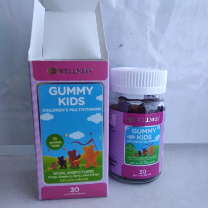 Vitamin Anak Wellness Gummy Kids Isi 30 Vit Anak -