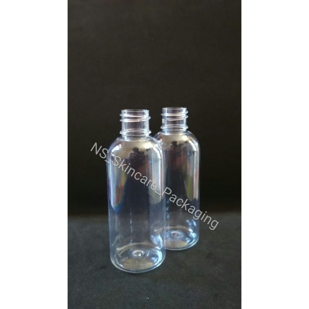 Botol 60ml bening / botol pet Br 60 ML Transparant neck 18