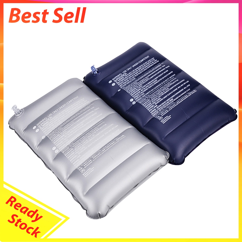 Inflatable Outdoor Camping Pillow Foldable Portable Car Plane Sleep Cushion