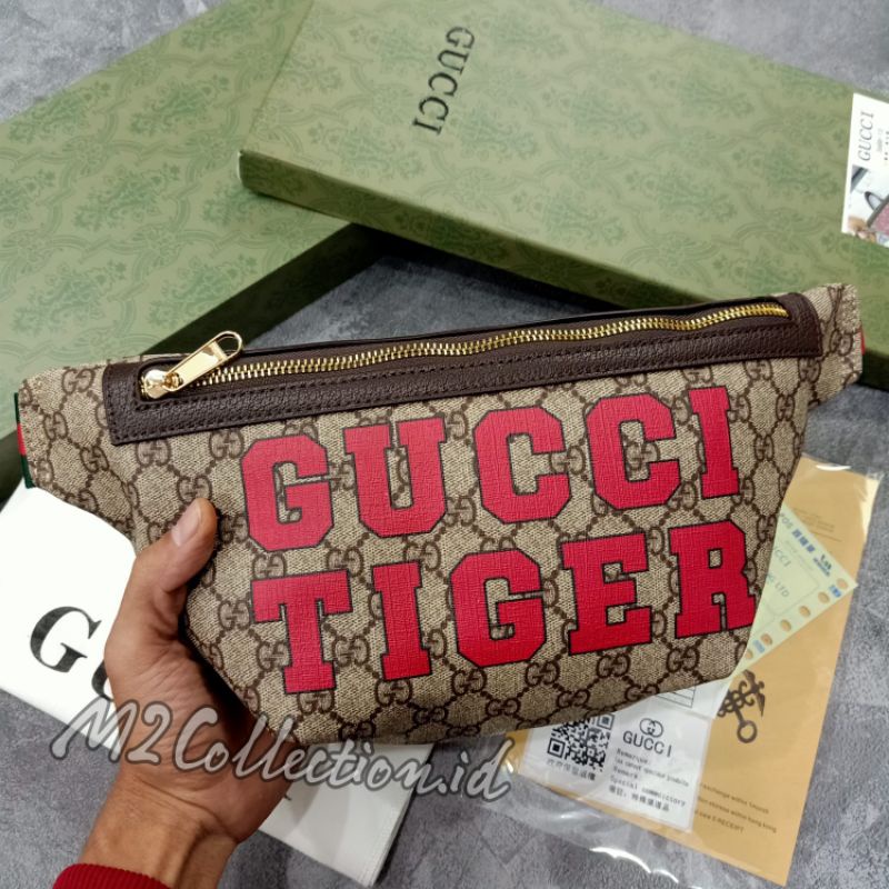 Waistbag Gucci Tiger Belt Bag Tas Pinggang Premium Quality