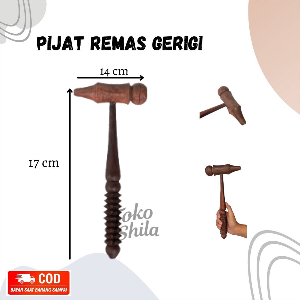 Alat Pijat Palu Remas/ Alat Pijat Kayu Refleksi