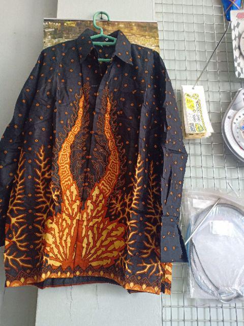 Wou Batik Couple Selendang Mutiara Sania Ruffle - Adila Couple Brokat Modern Batik Modern - Bs066