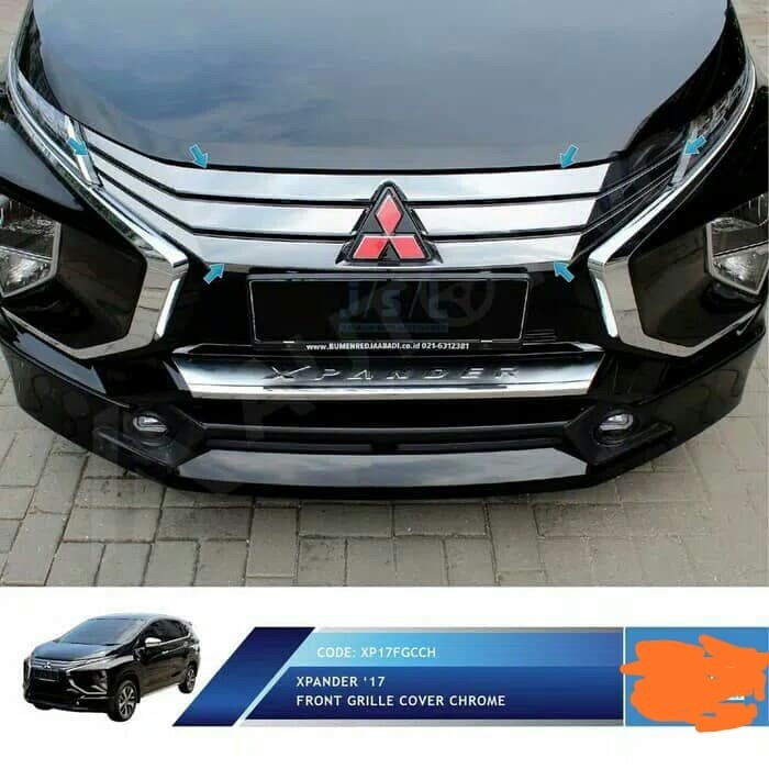 List List Cover Grill Depan Grill Depan Xpander Chrome - ZIVARIASI