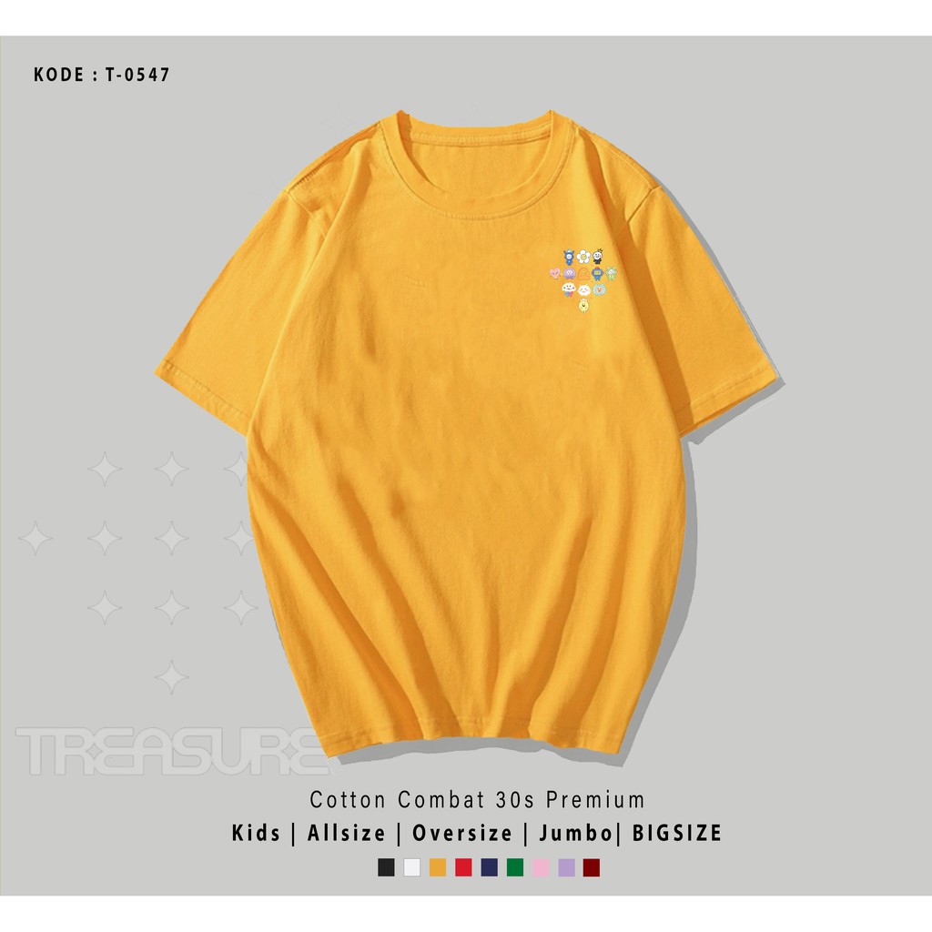 KAOS / T-SHIRT TRUZ DIAMONOD MIDDLE BEST SLEER / REAL PICTURE / TREASURE KPOP