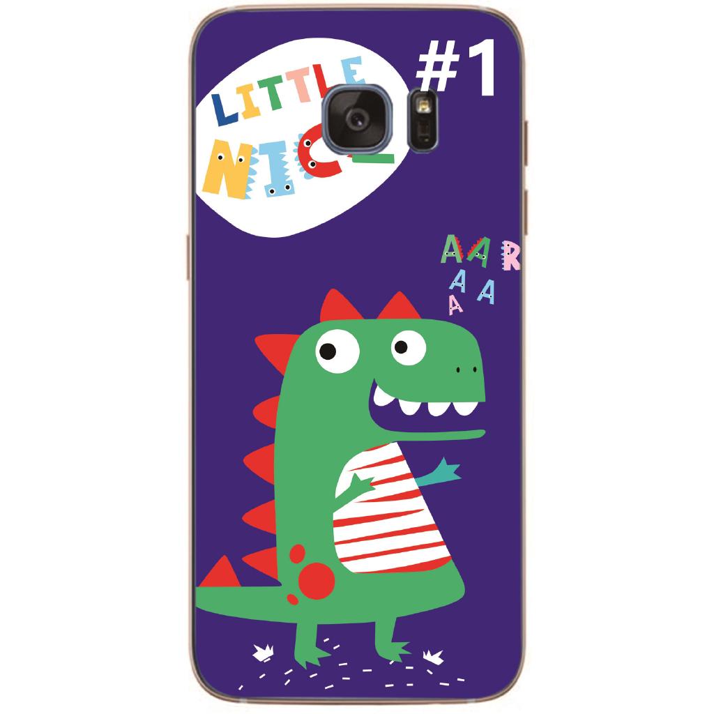 Casing Soft Case TPU Motif Kartun Dinosaurus untuk Samsung